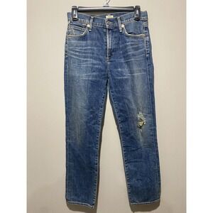 Citizens Of Humanity Womens Cara High Rise Cigarette Ankle Jeans, Sz 26